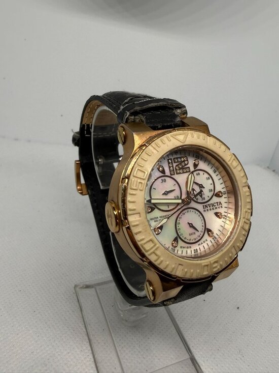 Invicta Reserve Ocean Reef 10732 Women\'s Rose Gold MOP Diamond Chrono Watch main image 9